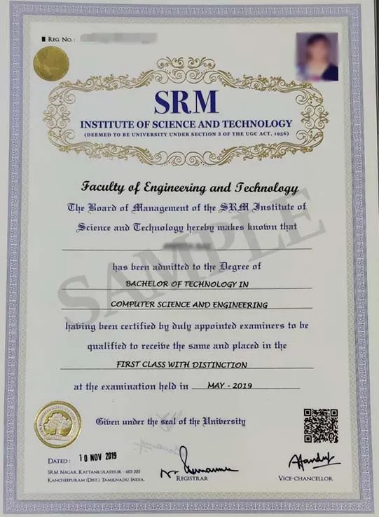 Sample Certificate